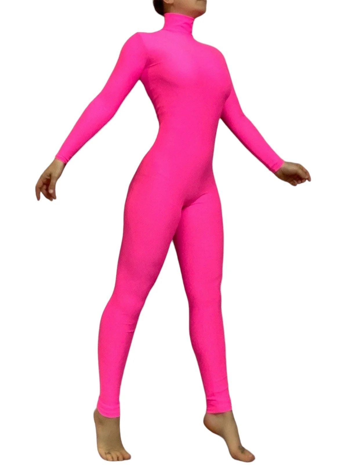 Neon Spandex Catsuit, Custom Dance Bodysuit, Contortion Jumpsuit, Activewear Unitard, Full Body Jumpsuit