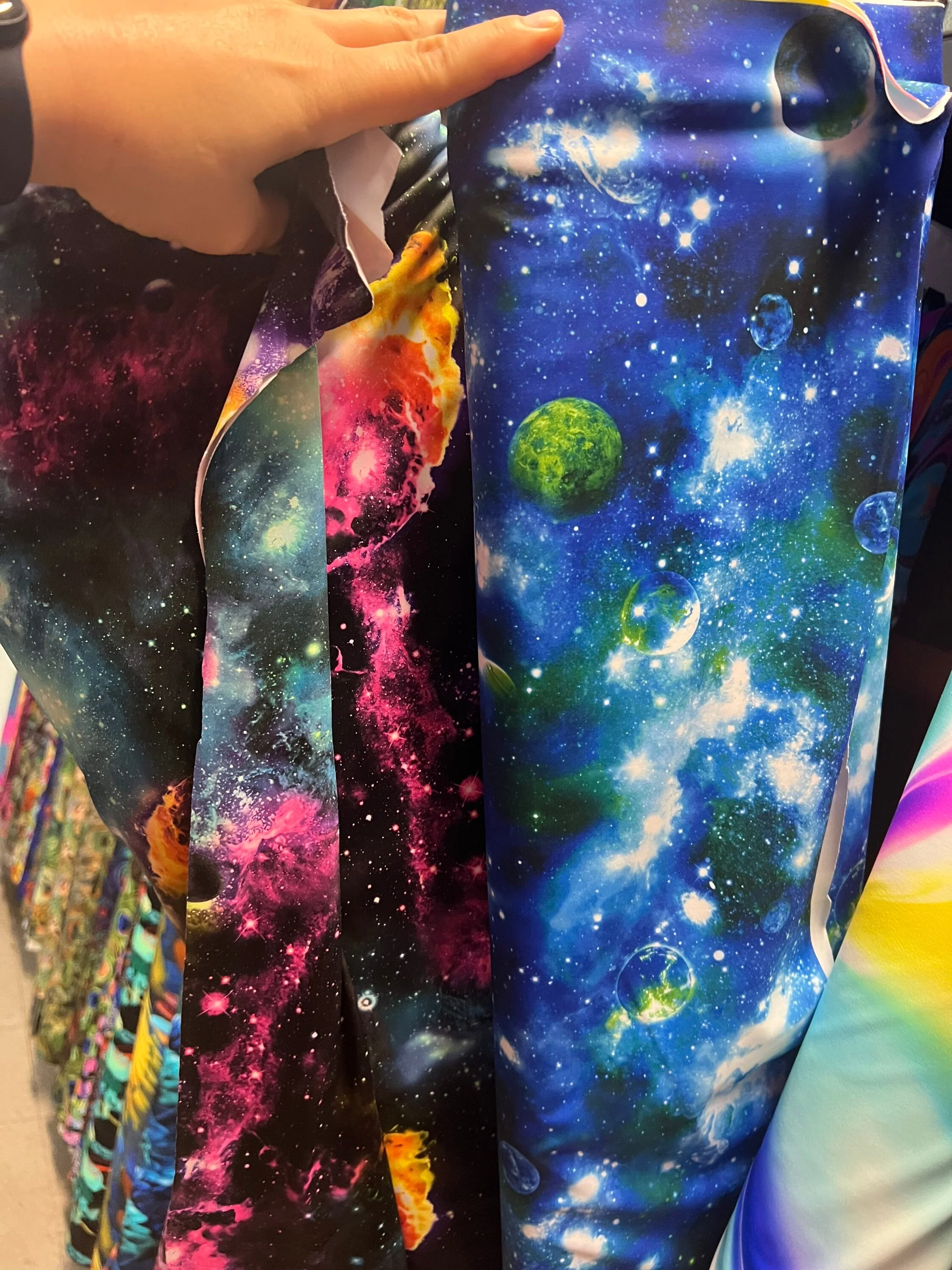 Galaxy Print Cosmos Bodysuit, Spandex Catsuit for Men and Women - Image 9
