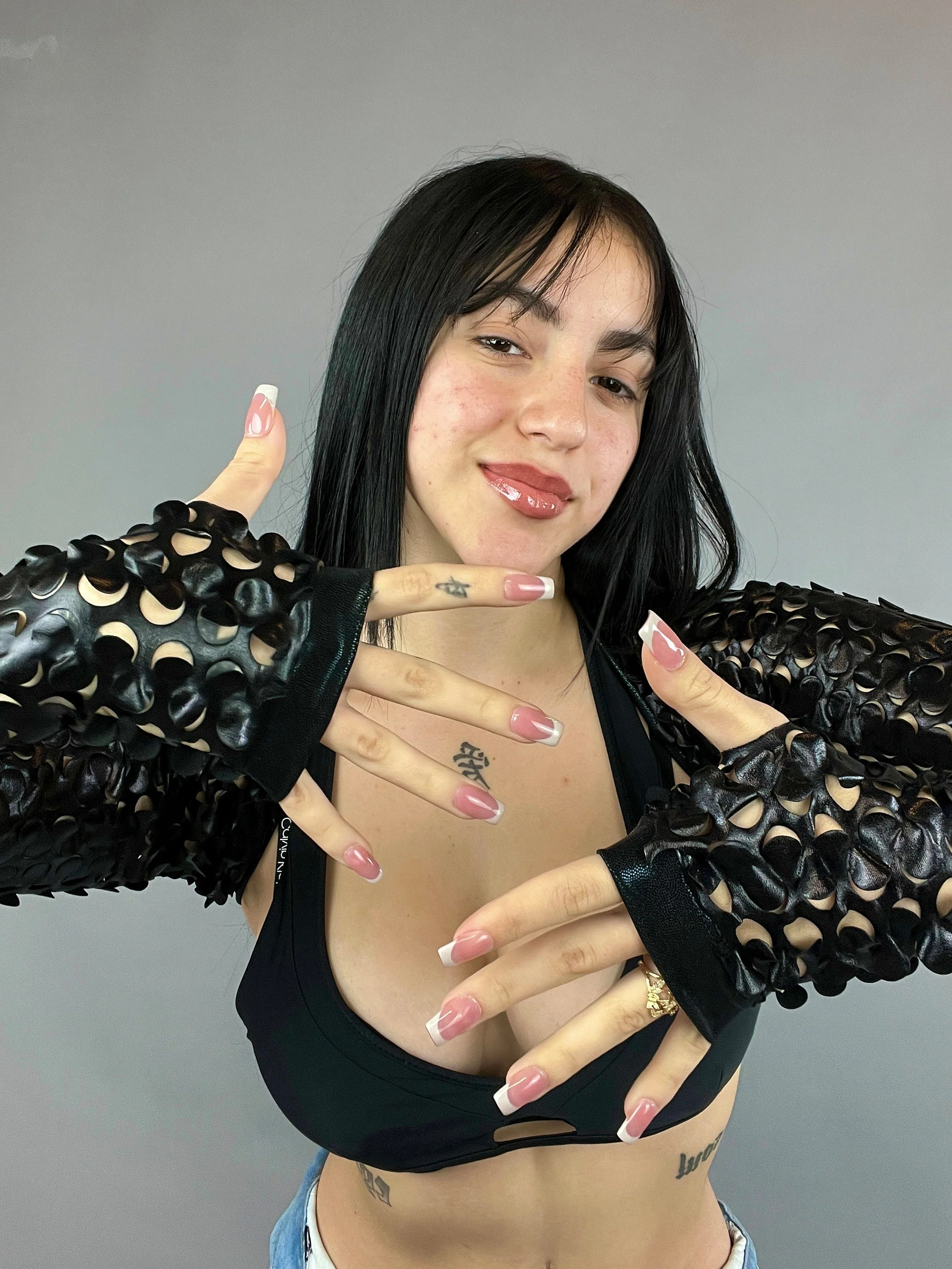 Trending Now, Futuristic Shrug, Exotic Dancewear, Edm Fashion, Futuristic Fashion, Handmade Shrug, Festival Outfit - Image 4