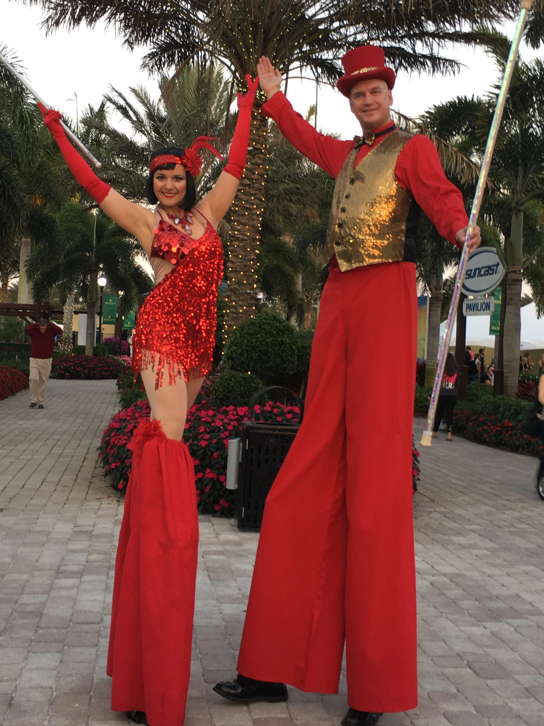 Multicolored Harlequin Stilt Covers, Circus Walker Costume, Diamond Pattern Pants, Exotic Dancewear, Tall Performance Accessories - Image 5